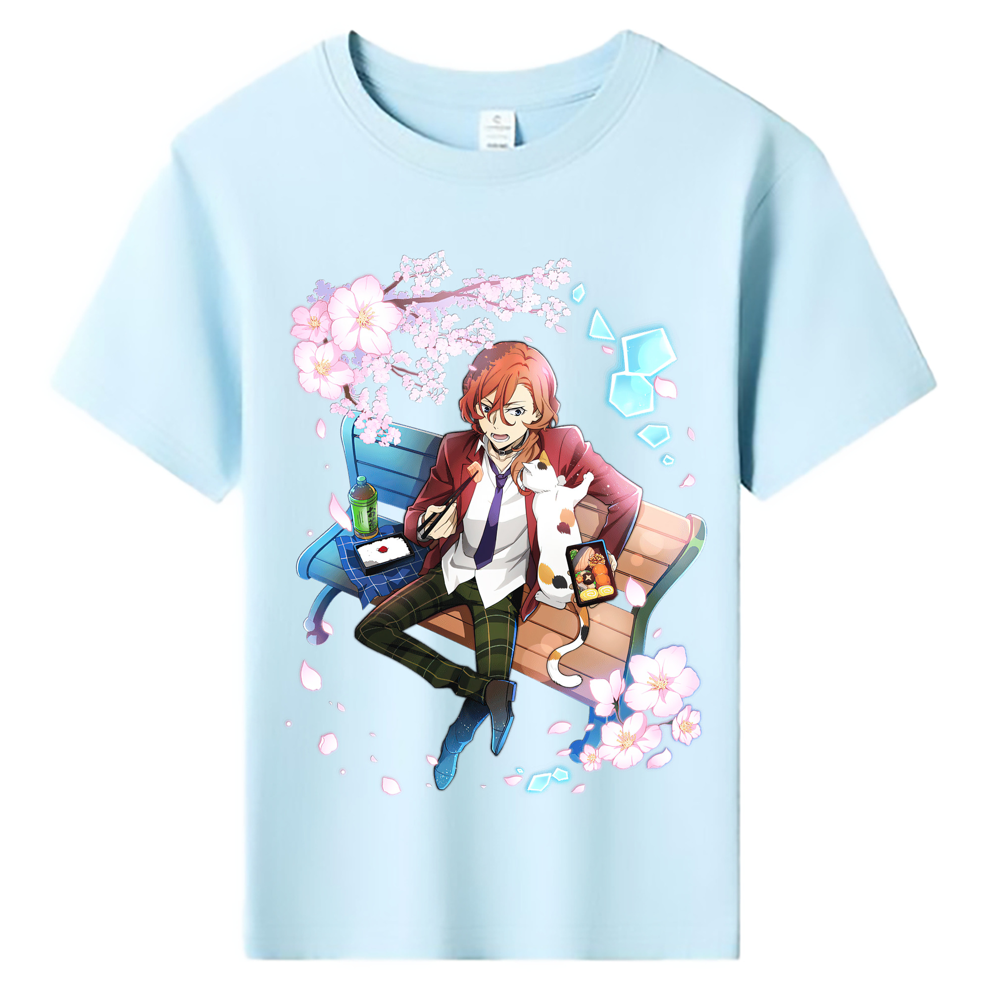 （画像用） 文豪ストレイドッグス Bungo Stray Dogs 綿100％キッズTシャツ（フロントプリント）